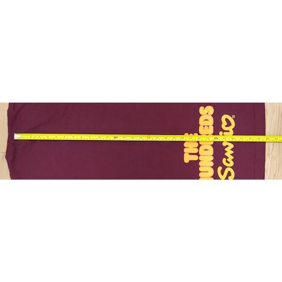 The Hundreds x Sanrio Keroppi Tee T-Shirt Maroon Burgundy Sz XL Short Sleeve - Picture 8 of 8